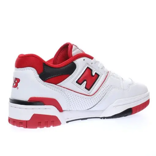 New Balance BB550 Leather White Black University Red 2026 | Drip Kickz New Balance BB550 Leather White Black University Red - Image 3