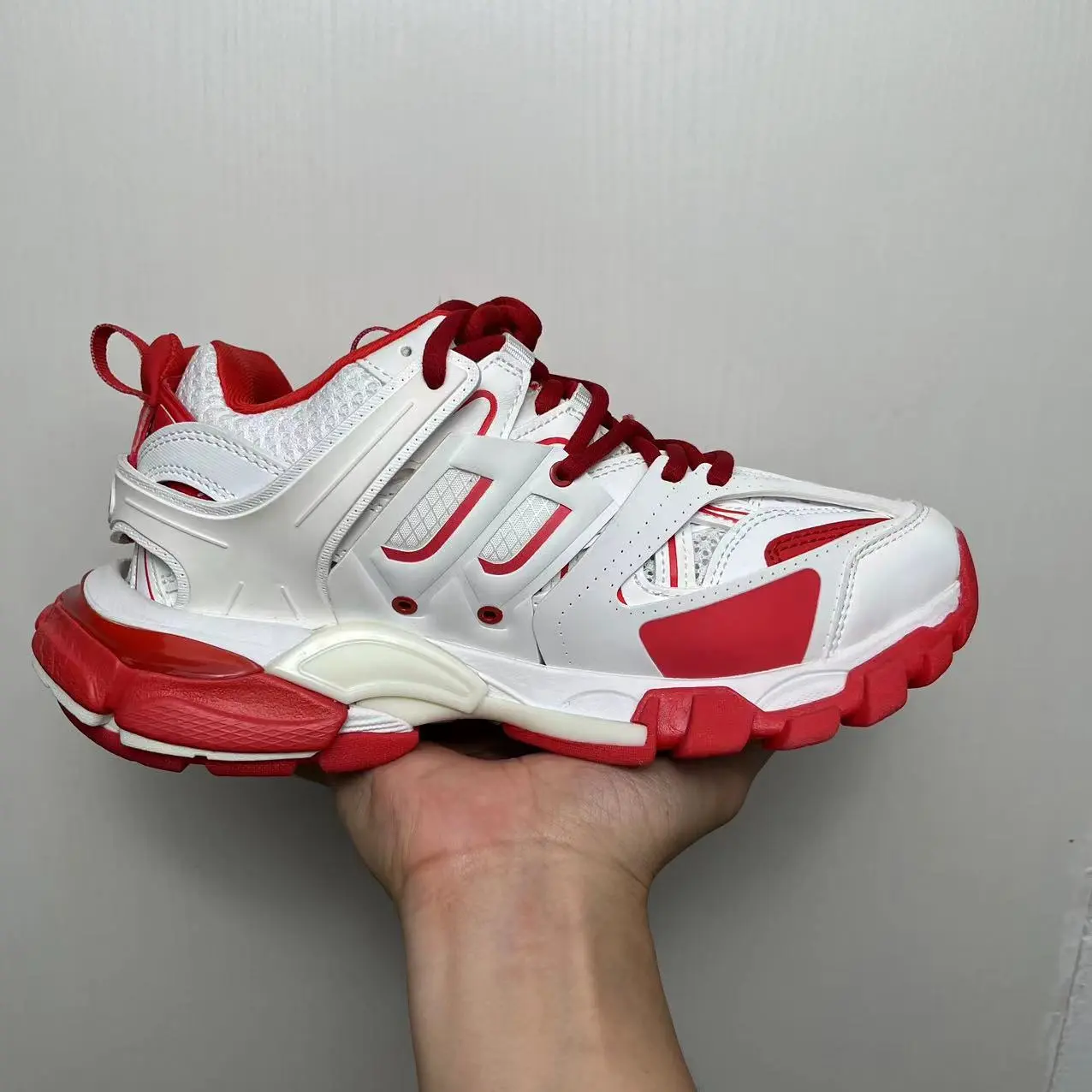 Balenciaga Track 3.0 White Red 2026 | Drip Kickz Balenciaga Track 3.0 White Red - Image 2