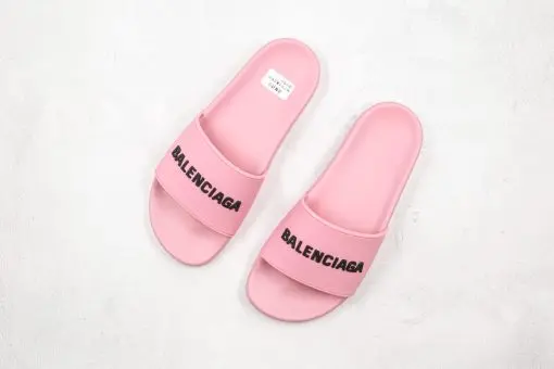 Balenciaga Slippers Light Pink Black