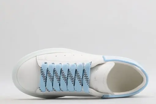 Alexander Mcqueen White Light Blue Rubber 2026 | Drip Kickz Alexander Mcqueen White Light Blue Rubber - Image 5
