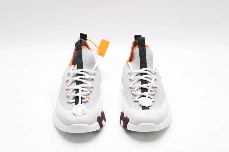 Hermes Sneakers Grey/Off-White 2026 | Drip Kickz Hermes Sneakers Grey/Off-White - Image 2