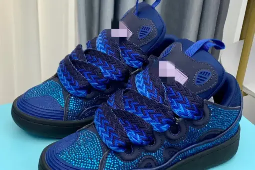 Lanvin Curb Sneaker Blue Diamond - 41