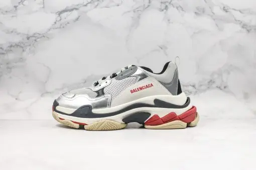 Triple S Silver Red