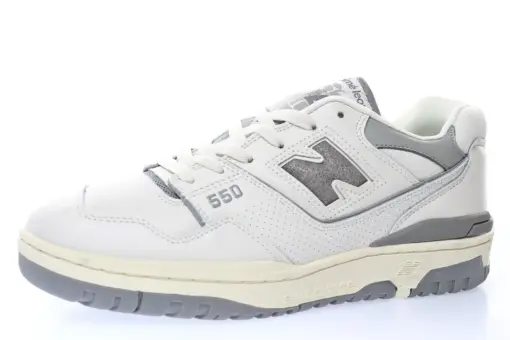 New Balance P550 Co Branded Leather White Snake Dark Grey Oxidized White