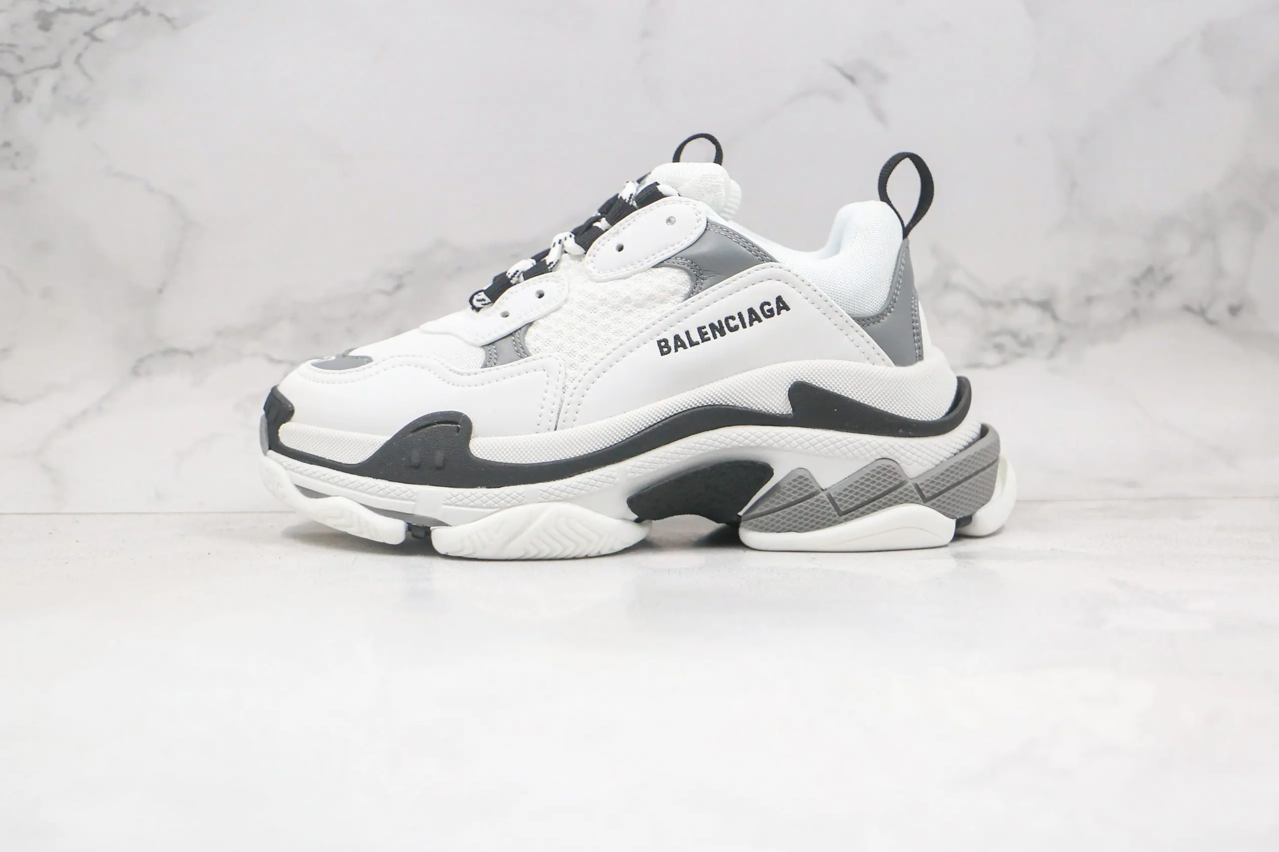 Triple S Black White 2026 | Drip Kickz Triple S Black White