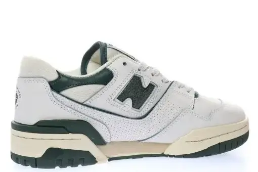 New Balance P550 Co Branded Leather White Snake Dark Green Oxide White