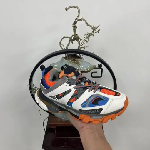 Balenciaga Track 3.0 Grey White Orange 2026 | Drip Kickz Balenciaga Track 3.0 Grey White Orange - Image 2