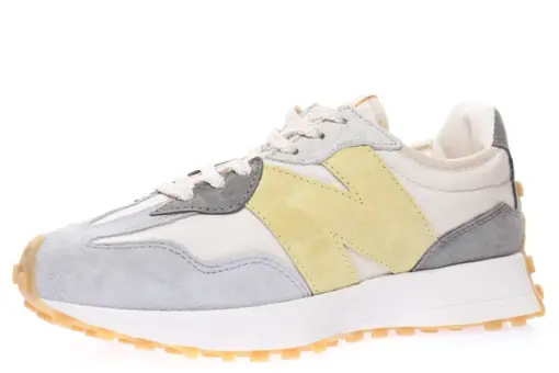 New Balance MS327 Light Grey Dark Grey Yellow