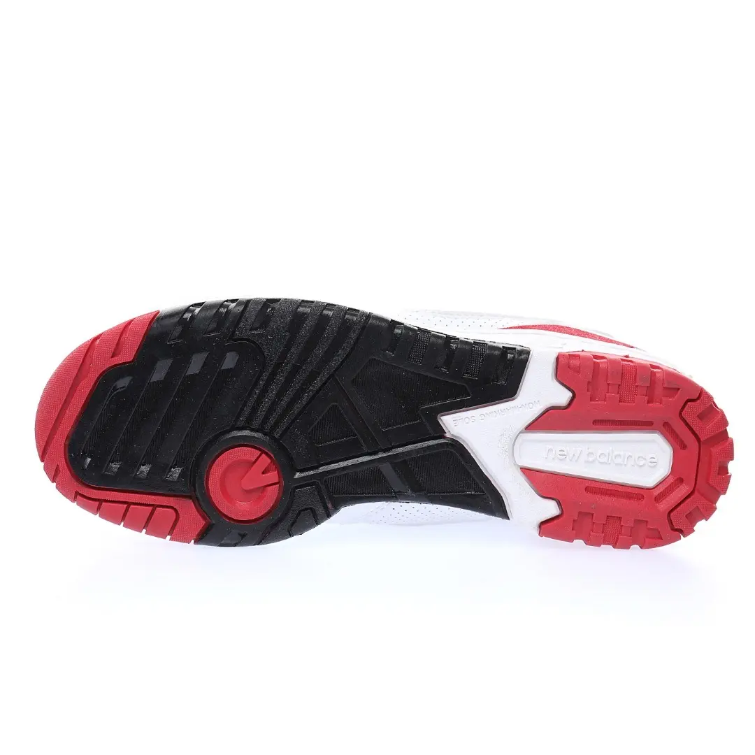 New Balance BB550 Leather White Black University Red 2026 | Drip Kickz New Balance BB550 Leather White Black University Red - Image 6