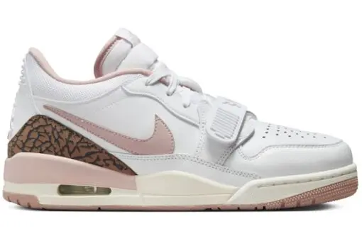 Jordan Legacy 312 Low White Archaeo Brown Sail Pink Oxford (Women’s) - 37