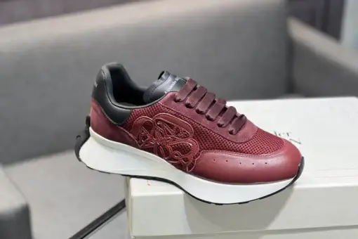 Alexander McQueen Sprint Runner Spring Red