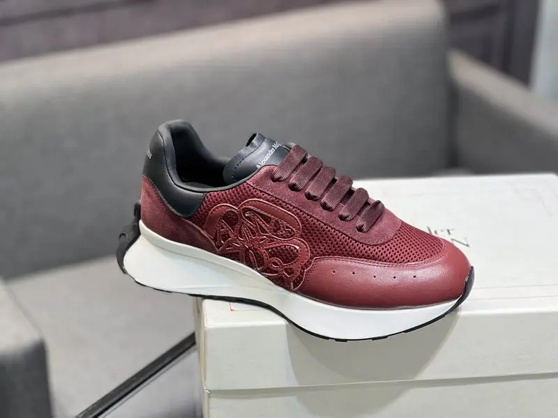 Alexander McQueen Sprint Runner Spring Red 2026 | Drip Kickz Alexander McQueen Sprint Runner Spring Red