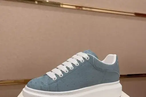 Alexander McQueen Sneaker Denim Flax White/Blue