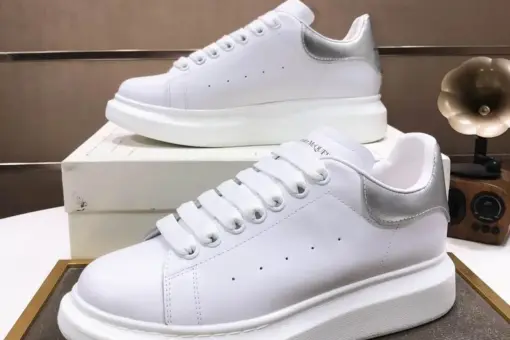 Alexander McQueen Sneakers White & Silver
