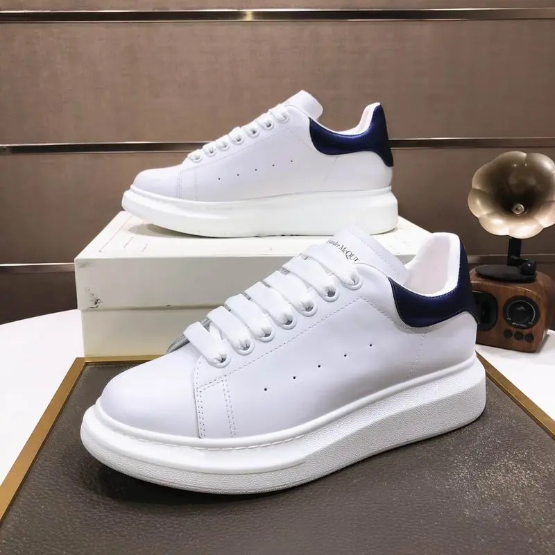 Alexander McQueen White & Blue Sneakers 2026 | Drip Kickz Alexander McQueen White & Blue Sneakers