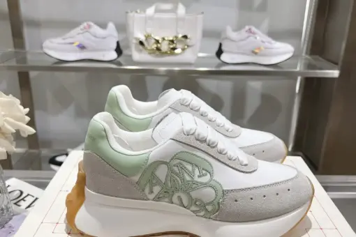 Alexander McQueen Sprint Runner Grey Green