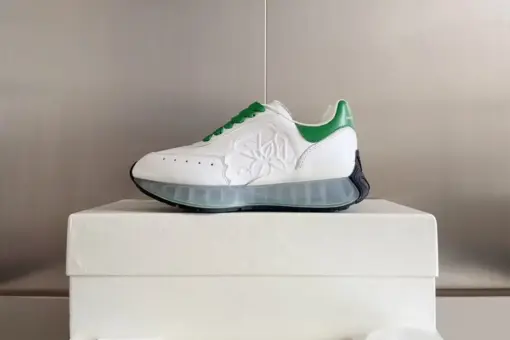 Alexander Mcqueen Oversized Runner White Green