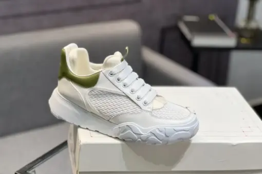 Alexander McQueen Oversized Sneakers White/Green