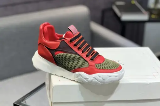 Alexander McQueen Sprint Runner Sneaker White Red
