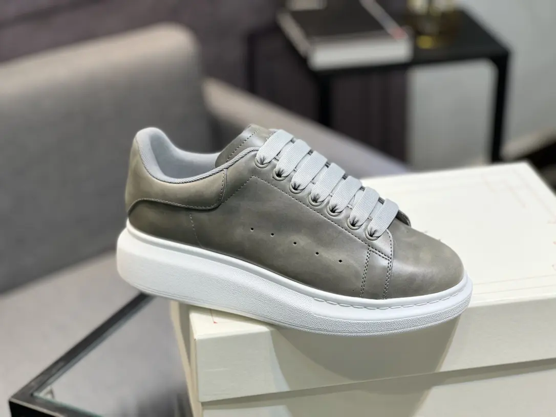 Alexander McQueen Oversized Sneakers Truly Grey 2026 | Drip Kickz Alexander McQueen Oversized Sneakers Truly Grey