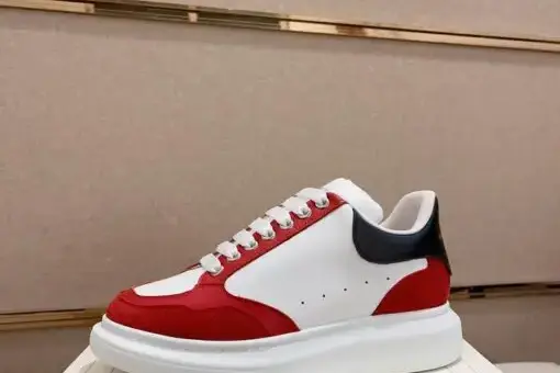 Alexander McQueen White Red Sneakers