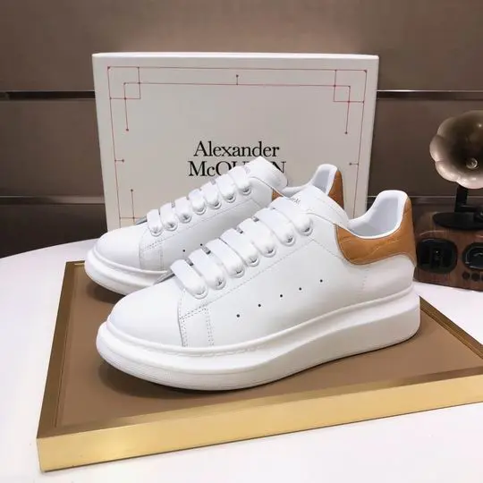 Alexander McQueen Oversized Sneaker White/Brown Crocodile 2026 | Drip Kickz Alexander McQueen Oversized Sneaker White/Brown Crocodile