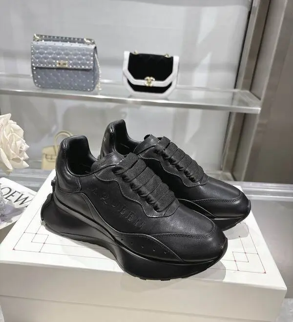 Alexander McQueen Oversized Sneakers Full Black 2026 | Drip Kickz Alexander McQueen Oversized Sneakers Full Black
