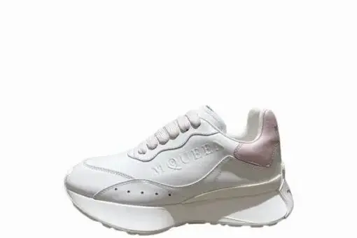Alexander McQueen Oversized Sneakers White & Pink