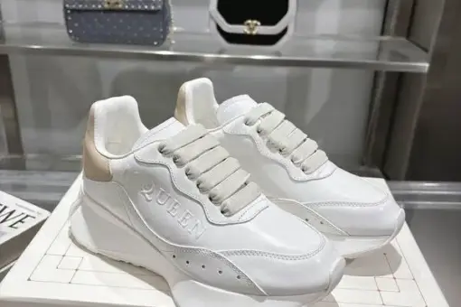 Alexander McQueen Oversized Runner Sneakers White