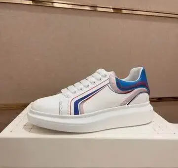 Alexander McQueen Oversized White Galactic Blue