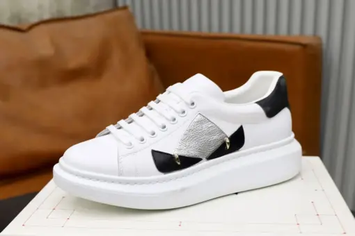 Alexander McQueen Casuals Silver Black Eye