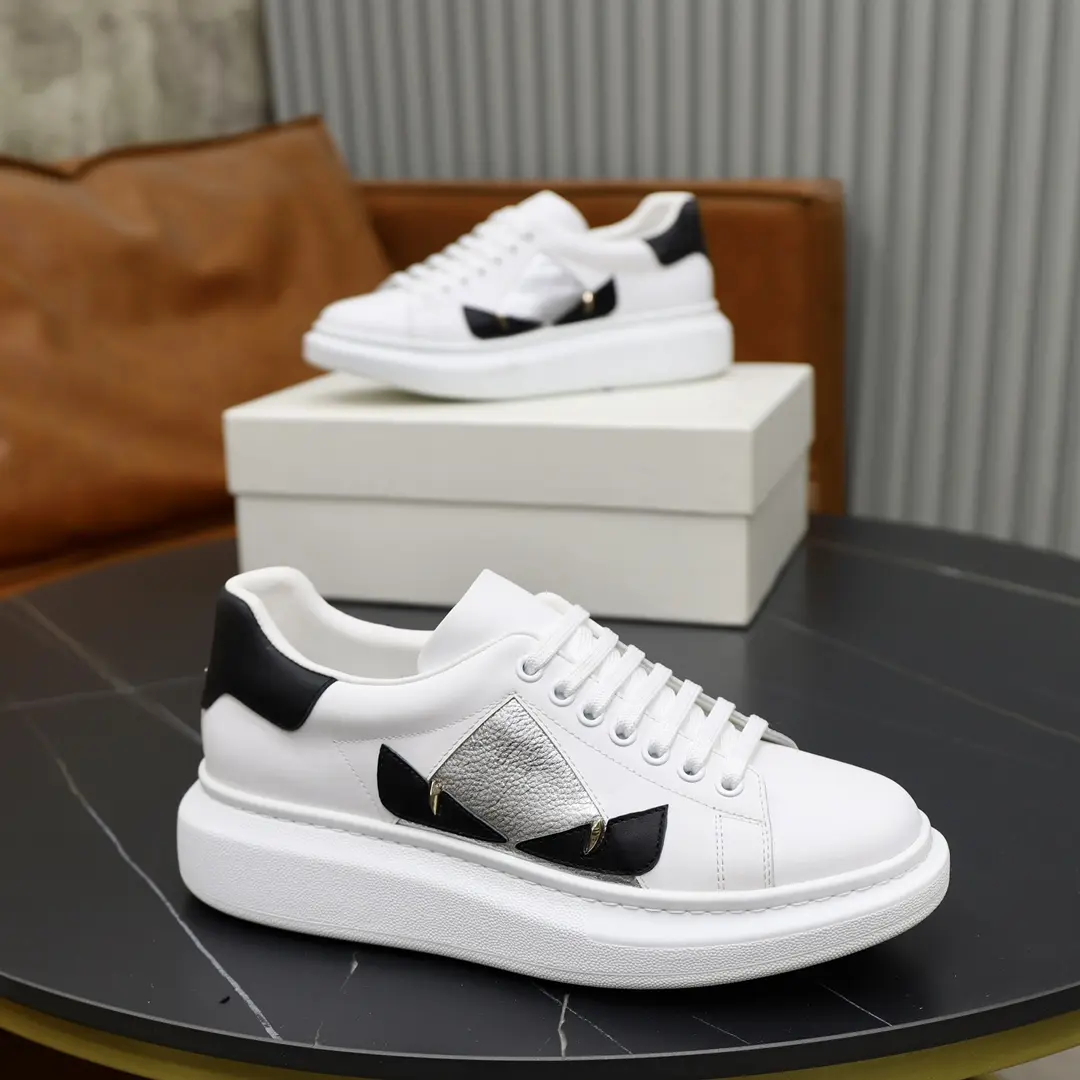 Alexander McQueen Casuals Silver Black Eye 2026 | Drip Kickz Alexander McQueen Casuals Silver Black Eye - Image 2