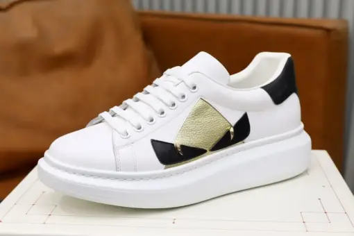 Alexander McQueen Casuals Golden Black Eye