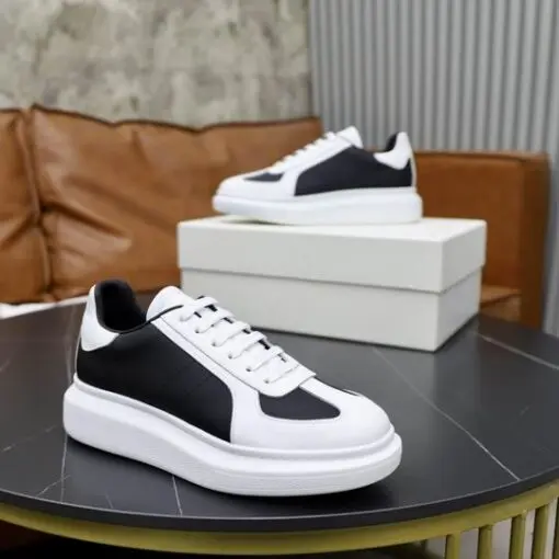 Alexander McQueen Oversized Retro Sneaker Black/White 2026 | Drip Kickz Alexander McQueen Oversized Retro Sneaker Black/White