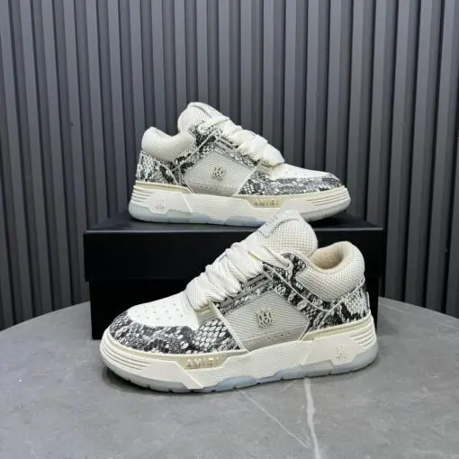 AMIRI Ma-1 Snake Skin Sneakers 2026 | Drip Kickz AMIRI Ma-1 Snake Skin Sneakers - Image 3