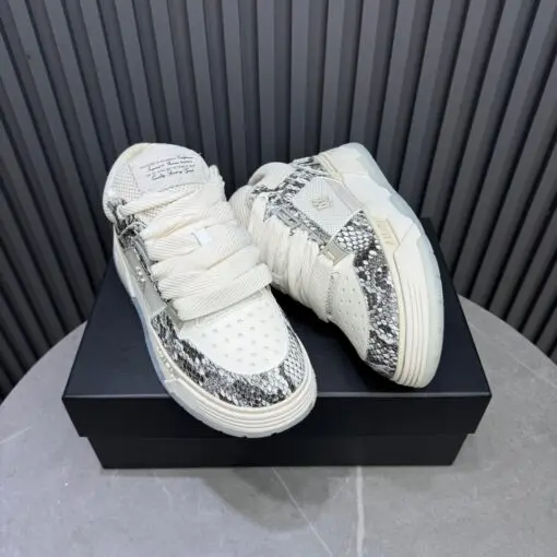 AMIRI Ma-1 Snake Skin Sneakers 2026 | Drip Kickz AMIRI Ma-1 Snake Skin Sneakers - Image 2