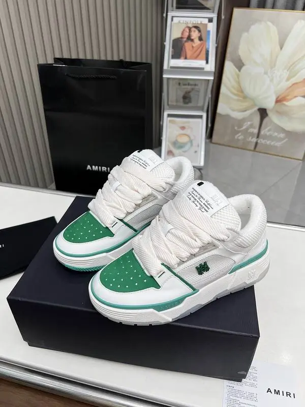 AMIRI MA-1 sneakers White Green 2026 | Drip Kickz AMIRI MA-1 sneakers White Green - Image 2