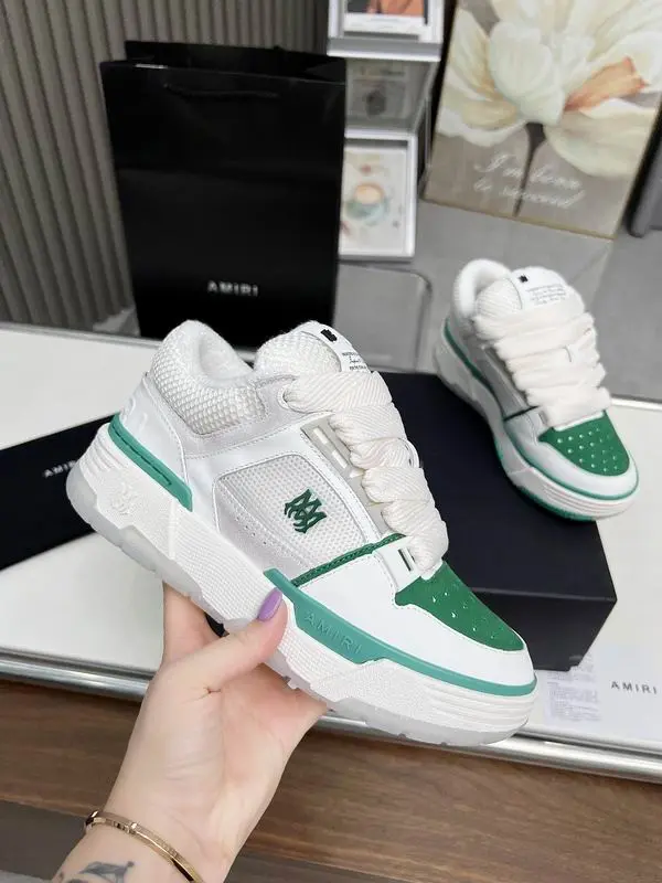 AMIRI MA-1 sneakers White Green 2026 | Drip Kickz AMIRI MA-1 sneakers White Green - Image 3