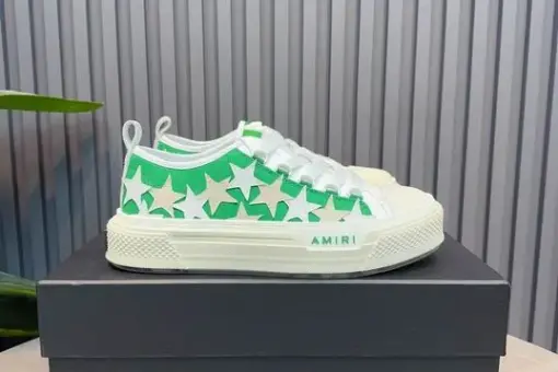 Amiri Stars Court Green Low Top Sneaker