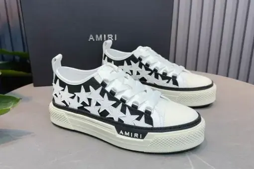 Amiri Beyond Stars Sneaker Black White