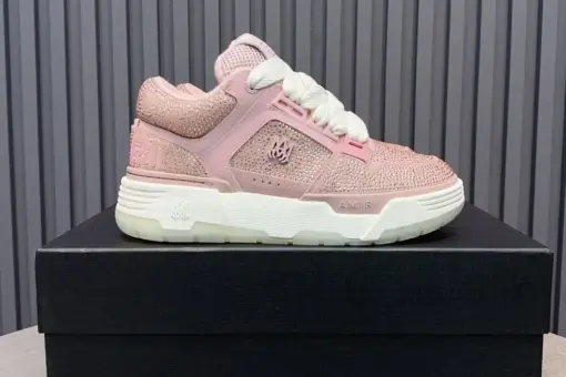 Amiri Ma-1 Rhinestone Sneakers Crystal Pink