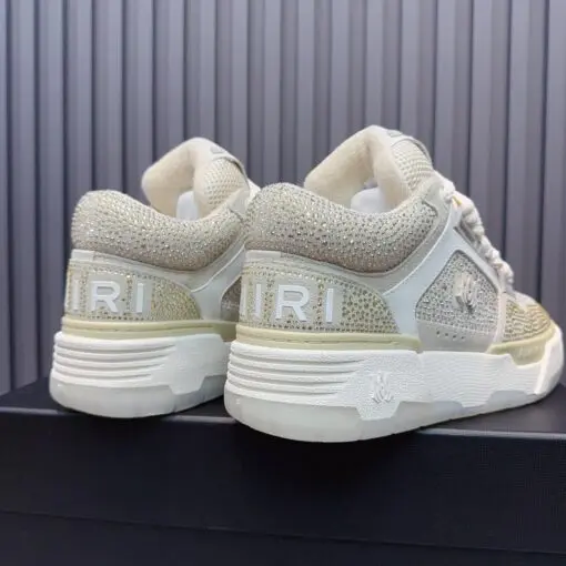 Amiri Ma-1 Calfskin Rhinestones Low top White 2026 | Drip Kickz Amiri Ma-1 Calfskin Rhinestones Low top White - Image 2