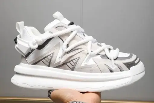 AMIRI 2025 Spring Summer Large Lace Sneakers White