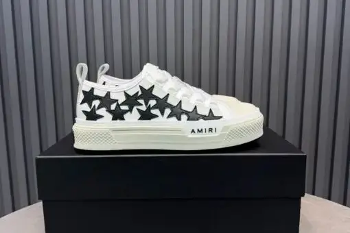 Amiri Stars Court Low Sneaker White