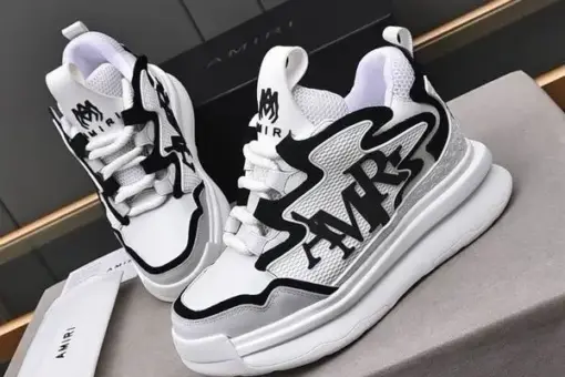 AMIRI Daymaster White Low Top Sneakers