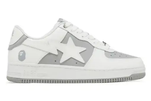 Bapesta #6 ‘Patent Leather Pack – Grey’ - 42