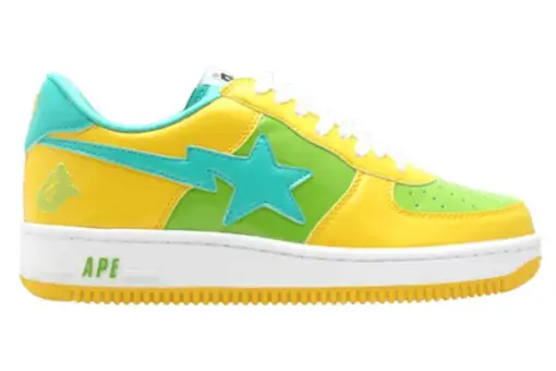 Bapesta FS-001 Low ‘Yellow Lime Green’ - 43