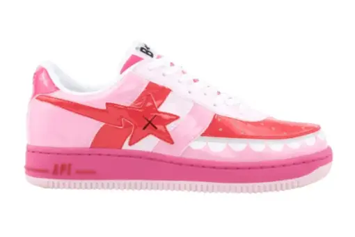 Kaws x Bapesta FS-029 Low ‘Chompers – Pink’ - 41