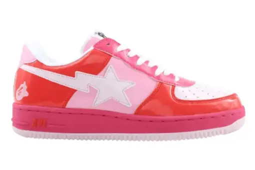 Bapesta FS-001 Low ‘Red Pink’