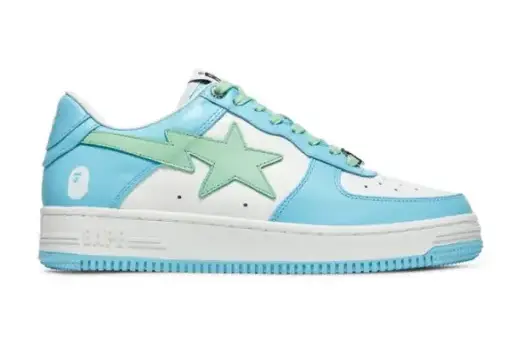 Bape Sta ‘Pastel Pack – Sax’ Sneaker Paste/ White - 45